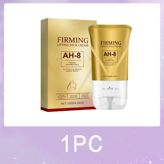 Ah-8 Tightening Neck Cream with Roller Contain Hexapeptide Moisturize Tightening Lifting Sagging Skin Wrinkle Repair Neck Lotion