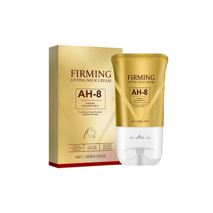 AH-8 Firming Neck Cream Moisturizer anti Aging Smoothing Wrinkles Electric Massage Polypeptide Eye Cream Eye & Neck Skincare Set